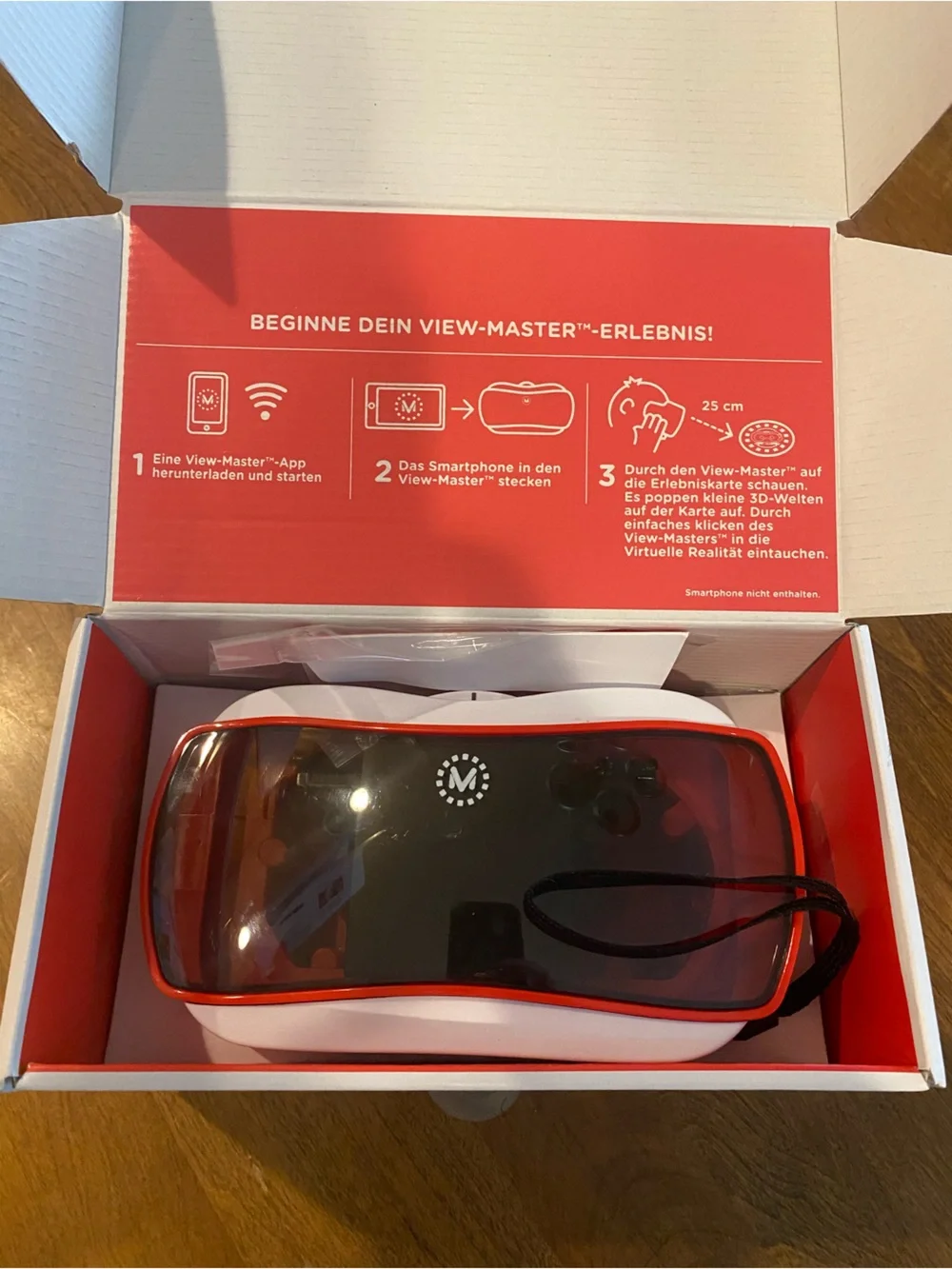 View Master Red VR Headset Starter Pack